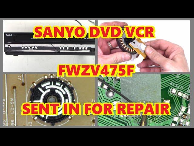 A NEW ONE TO ME, THIS TIME A SANYO FWZV475F STRANGE TAPE OPERATIONS FUNAI SYMPHONIC