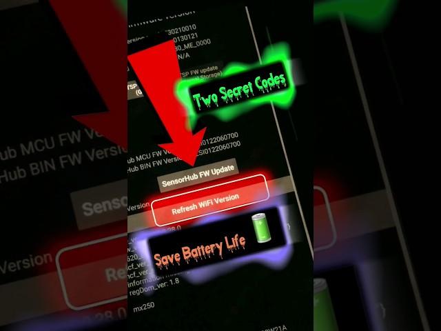 The Hidden Codes That Will Supercharge Your Battery And Boost Your Wi-Fi Settings | #shorts