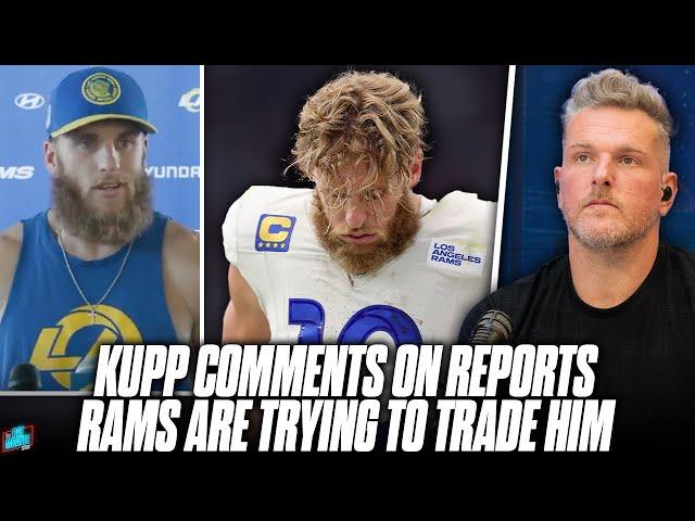 Cooper Kupp Responds Rumors Rams Are Planning To Trade Him... | Pat McAfee Show