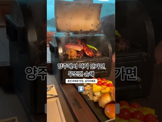 경기도 양주에서 여기 안가면 무조건 손해 #바베큐 맛집