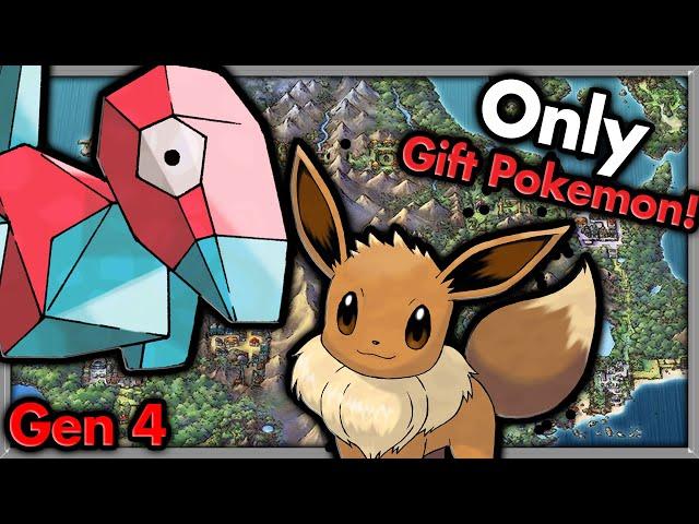 Can I Beat Pokemon Platinum with ONLY Gift Pokemon?  Pokemon Challenges ► NO ITEMS IN BATTLE