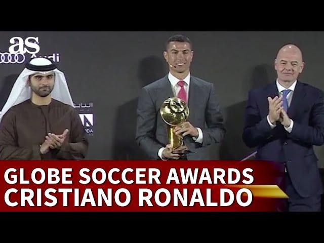 Cristiano recibe el premio a mejor jugador del Siglo XXI en los Globe Soccer Awards | Diario AS