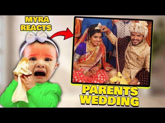 MYRA REACTING TO MARRIAGE PHOTO OF UMESH AND AKSHADA *EXCLUSIVE FOOTAGE*