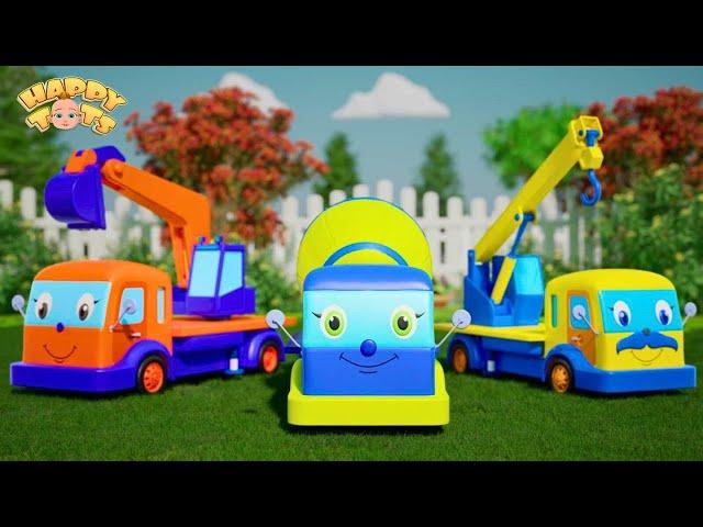  Baby Trucks   | Trucks Family Song | Nursery Rhymes For Kids | Happy Tots