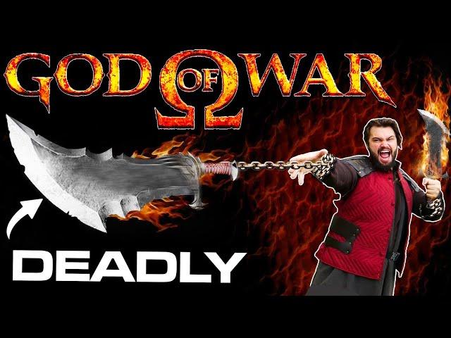 REAL LIFE Chaos Blades?! .. God of War TESTED!