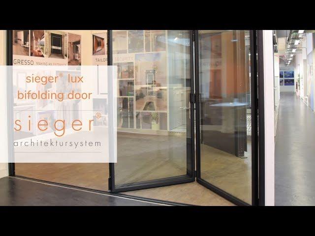 Sieger® Lux Bifolding Door I Sieger® Aluminium