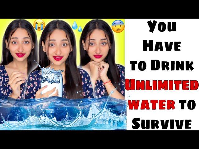 You Have To Drink Unlimited Water to Survive #funnyshorts #ytshorts #shorts