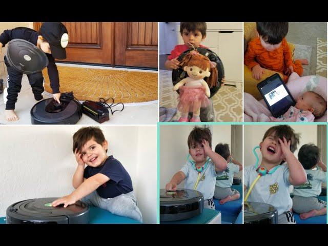 LUCAS is iRobot ROOMBA'S #1 Fan! (3rd Birthday ASK)!