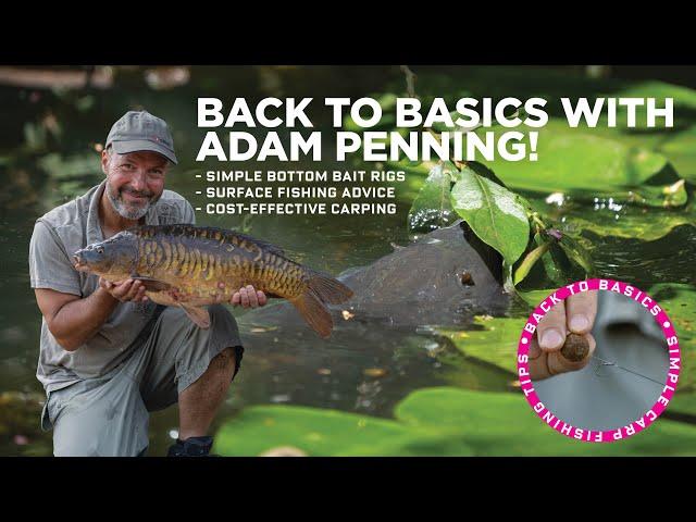 Back To Basics Carp Fishing With Adam Penning | Simple Rigs! Boilie Fishing! Surface Fishing!