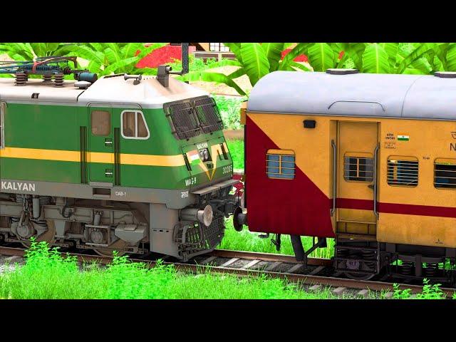 WAG9 SHUNTING ICF UTKRISHT EXPRESS TRAIN | BUMPY RAILROAD Train Simulator | Railwork | NTG GAMING