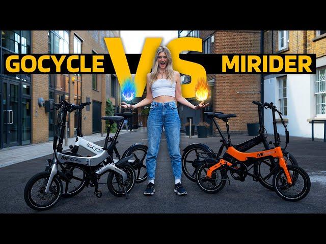 Folding e-bike battle: Gocycle vs MiRider | Do you get what you pay for?