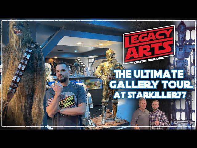 The Ultimate Gallery Tour at Starkiller77 with Legacy Arts Custom Dioramas STAR WARS Collection