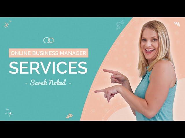 Online Business Manager Services (HOW TO IDENTIFY YOUR SKILLS AND SELL THEM AS SERVICES)