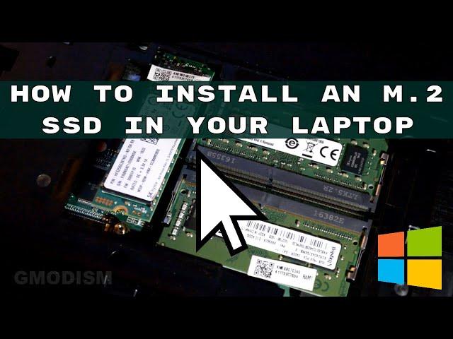 NVMe M.2 SSD Installation in Laptop Tutorial