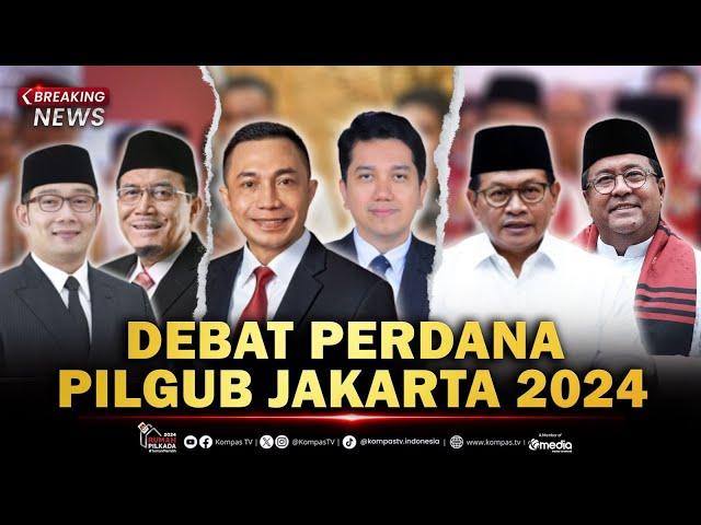 BREAKING NEWS - Debat Perdana Pilkada Jakarta 2024: RK-Suswono, Dharma-Kun, Pramono-Rano Adu Gagasan