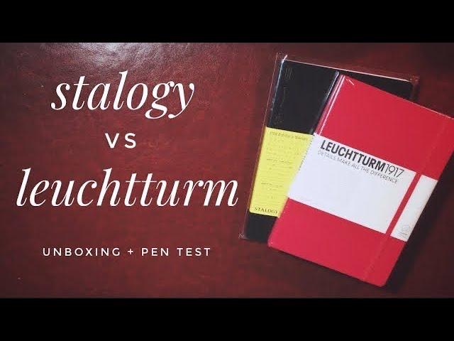 Bullet Journal Comparison: Stalogy 365 vs Leuchtturm 1917 With Review and Pen Test