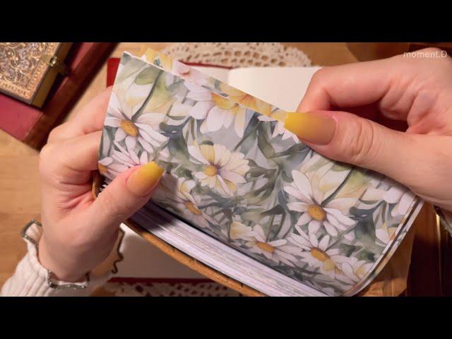 ASMR 잔잔한 우리 사이 잔잔한 들꽃처럼 다이어리 꾸미기 Art Journaling #scrapbooking #papertherapy #コラージュ #collage 다꾸