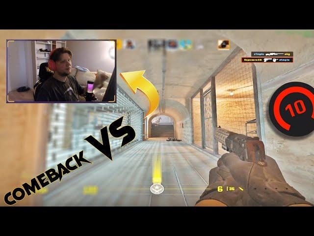 CS2 - Faceit 3300+ ELO'da S1mple'a Karşı COMEBACK! Faceit PUG - De_Mirage - FACEİT GAMEPLAY!