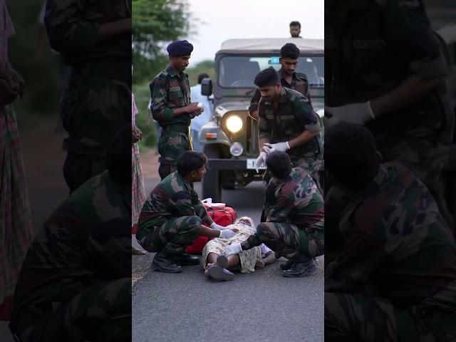 Indian Army Rescues Injured Civilians | Brave Act Caught in 8K#IndianArmy #ArmyRescue