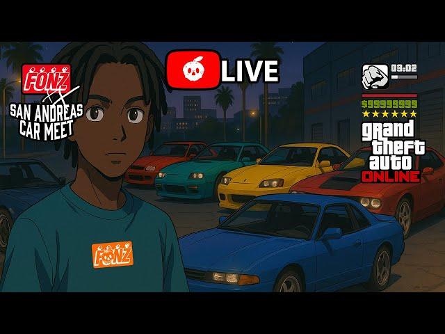 FonzXX Car Meet | GTA 5 Online LIVE (PS5) | Street Racing RP