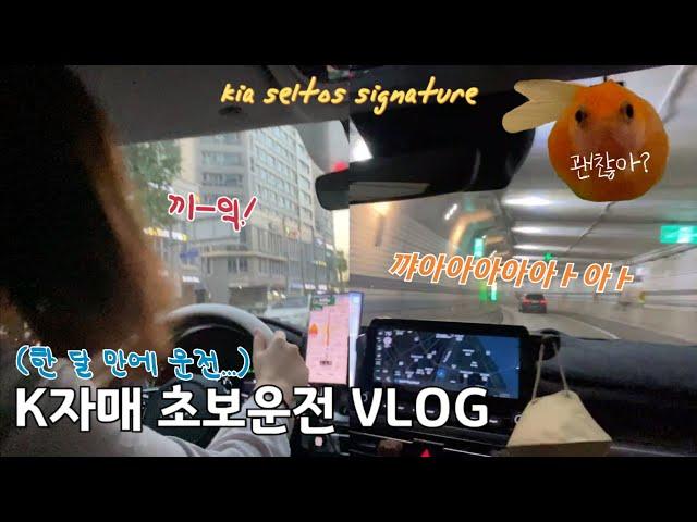 [seltos|셀토스]한 달만에 운전 난장판, 초보운전 VLOG (feat.어린이날)