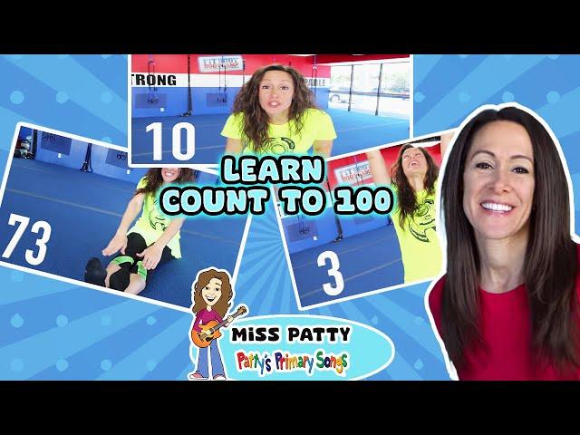 Count to 100 | Stretch and Count for Children (Official Video) 100 Day Song  | Patty Shukla