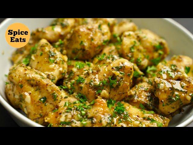 BUTTER GARLIC CHICKEN RECIPE | HOW TO MAKE BUTTER GARLIC CHICKEN