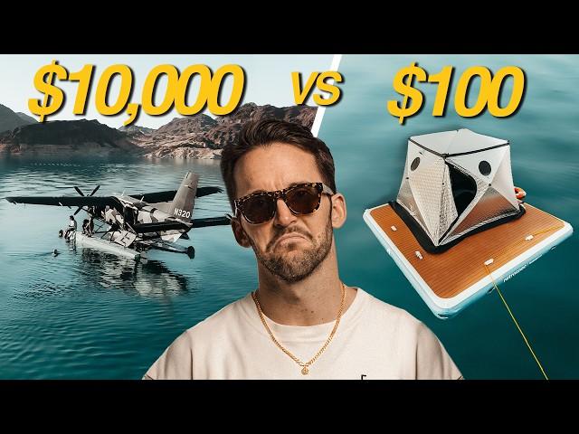 Camo Seaplane vs. Floating Tent: The Camping Battle!