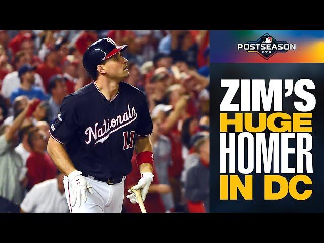 Ryan Zimmerman LAUNCHES 3-run home run to extend Nationals lead vs. Dodgers | NLDS Highlights