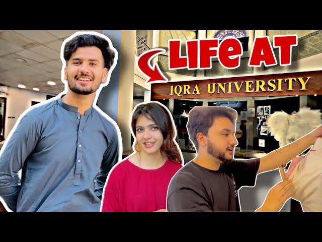 A day in IQRA university Islamabad| mini EUROPEAN university in Pakistan |