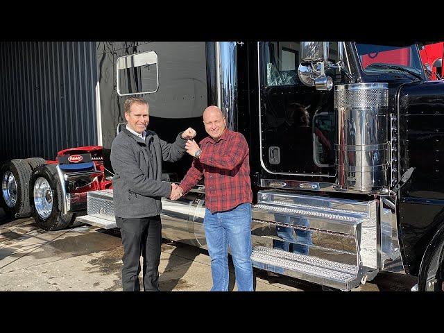 Congrats to Sergey Petrov – Legendary Black 2021 Peterbilt 389 2050 Torque 18 Speed UltraShift