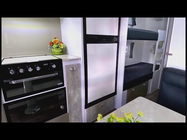 Coast to Country Caravans Sales Mackay present the Family Flair 21' - Double bunk.