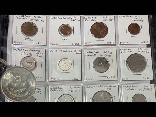 Complete World Coin Collection - Binder 11 - Sri Lanka to United Arab - Non-Precious - January 2024