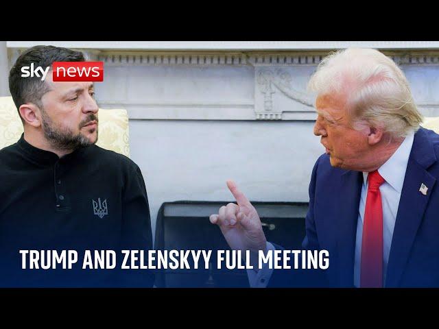 In full: Trump and Zelenskyy clash at the White House