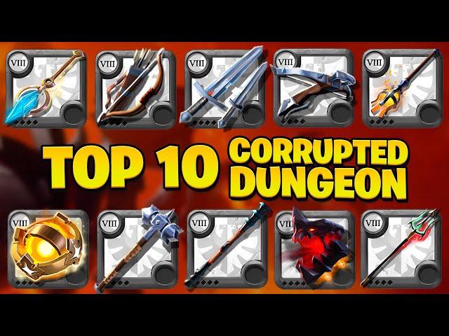 TOP 10 Best Builds in CORRUPTED DUNGEONS - Albion Online