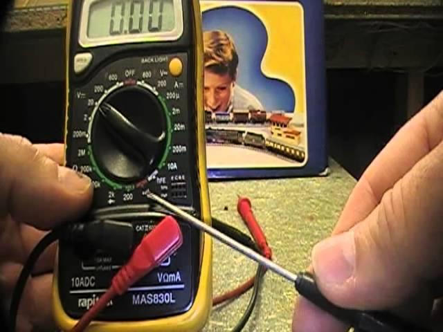 Dublo electrical test.