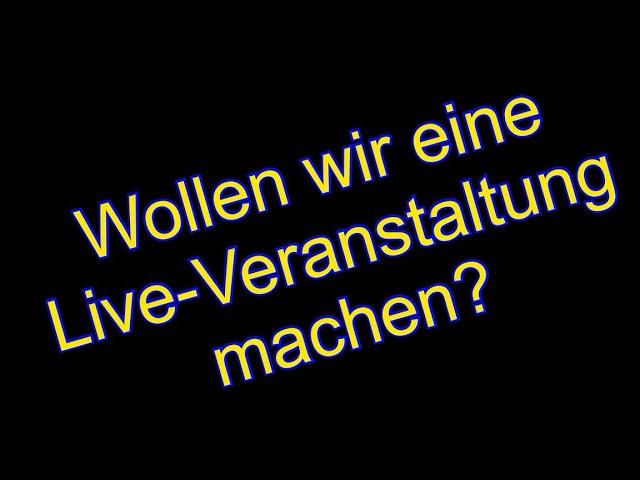 Fahrwerk Talk - Machen wir ein Live-Event?