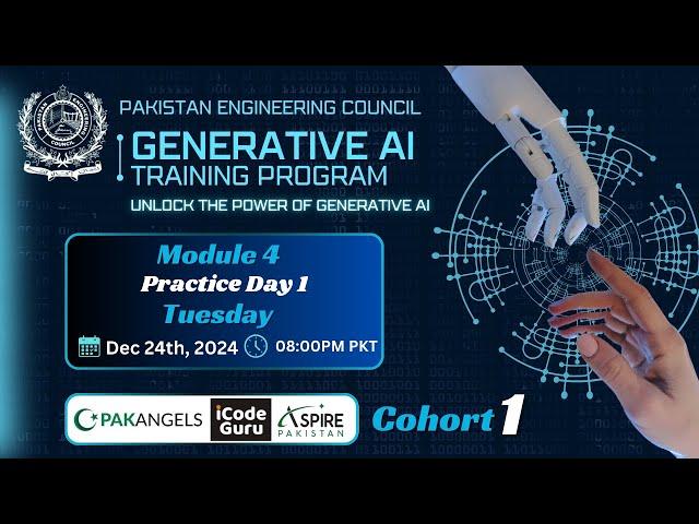 PEC Generative AI Training | Cohort 1 | Module 4 | Practice Session 1