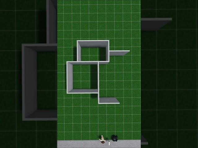 Small Bloxburg House Layout #shorts #roblox #bloxburg #design