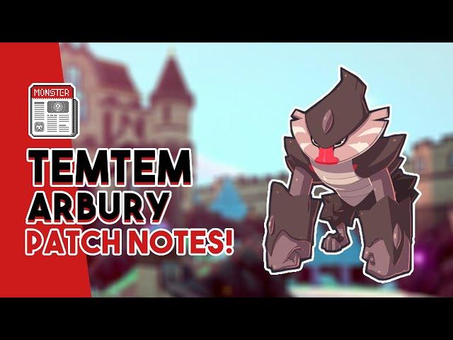 Temtem Arbury Update: 31 New Temtem, New EXP Items, Slingshot OP?, and More! | Patch Notes Revealed!