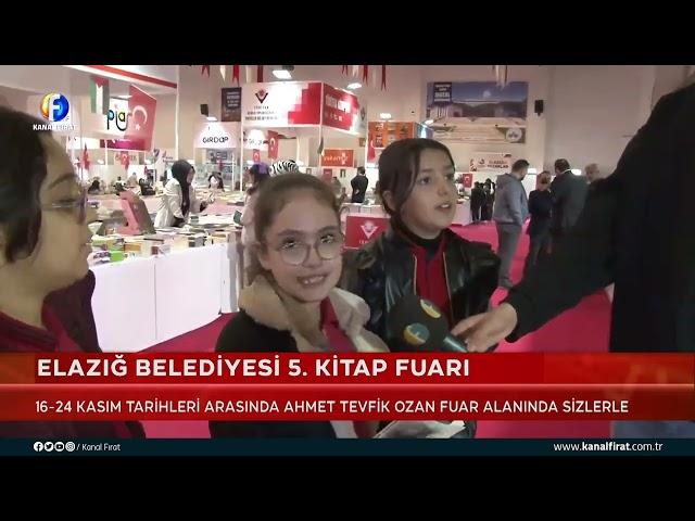 Canlı Yayın Elazığ Belediyesi 5 Kitap Fuarı 22 11 2024