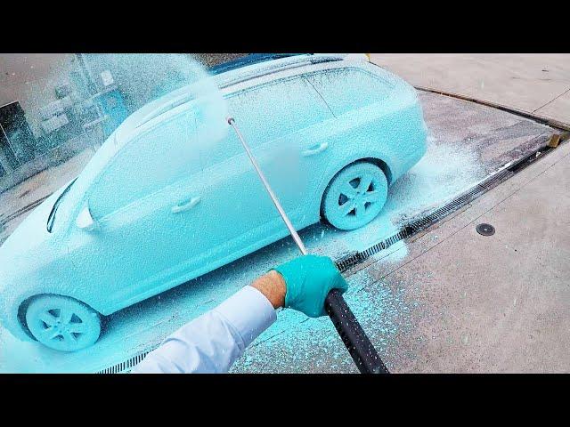 Touchless Blue Foam Wash with Nerta Triple Foam