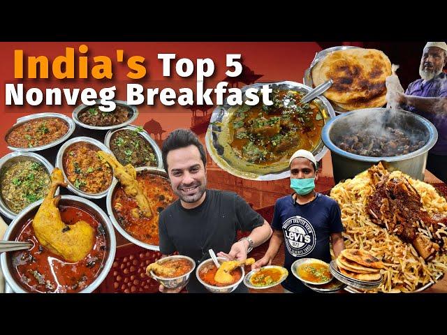 India's Best Top 5 Viral NONVEG BREAKFAST Places that you need to try before you Die