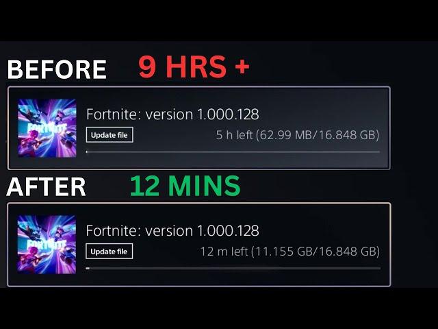 How to INCREASE download speeds PS5/PS4 by 50x with same wifi