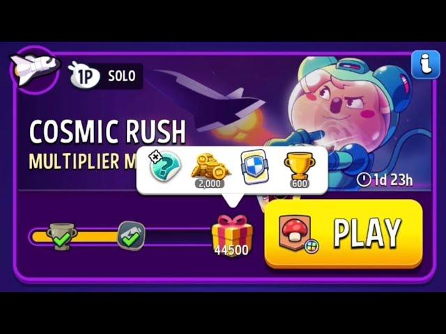 Multiplier mushroom solo challenge|44500 points cosmic rush solo challenge|match masters