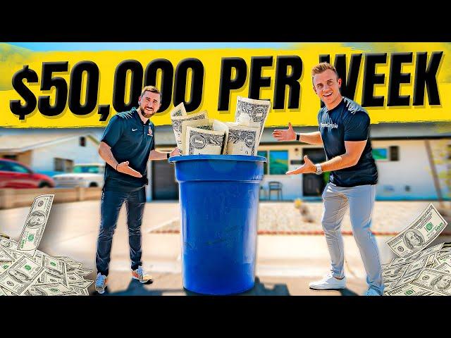 $200,000 Per Month Taking People’s Trash Cans Out