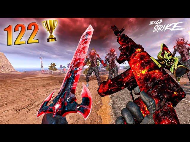 BLOOD STRIKE - 122 KILLS ZOMBIE MODE  INSANE GAMEPLAY ULTRA FRAPHICS 4K