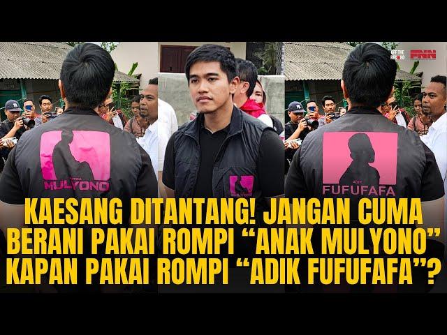 KAESANG DITANTANG! JGN CUMA PAKAI ROMPI "ANAK MULYONO", KAPAN PAKAI "ADIK FUFUFAFA"? | OTR Eps. 742