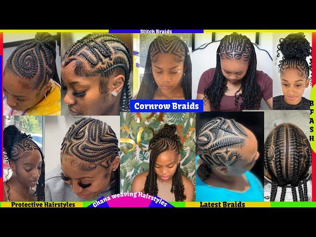 Latest Braids Hairstyles 2025 |Braids Hairstyles for Black Women |CornrowHairstyles |Stitch Braids