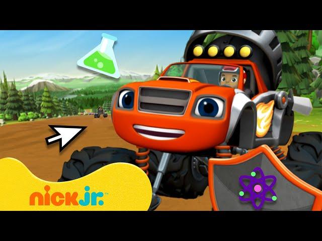 Blaze and the Monster Machines | Blaze Usa STEM para Resgatar Cavaleiros, Contar e Mais! | Nick Jr.